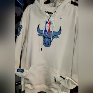 Chicago Bulls 6x Champs Hoodie  (Carolina blue/Off White)